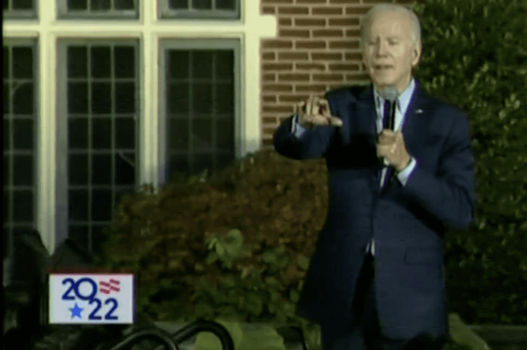 WATCH: Biden Snaps and Seems Very Irritated That Someone Fainted At His “Rally”