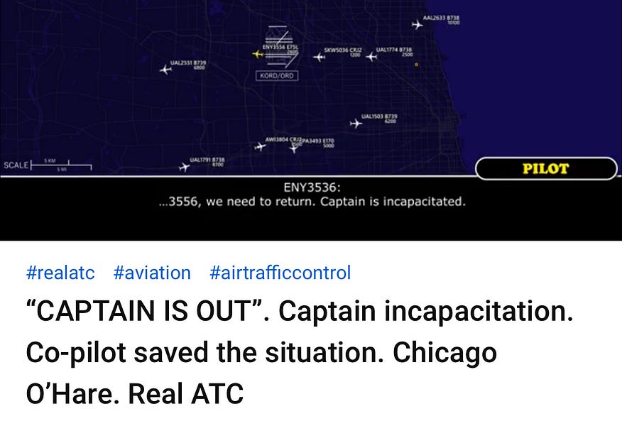 A newly hired American Airlines regional jet pilot collapsed just after takeoff in Chicago on Saturday night