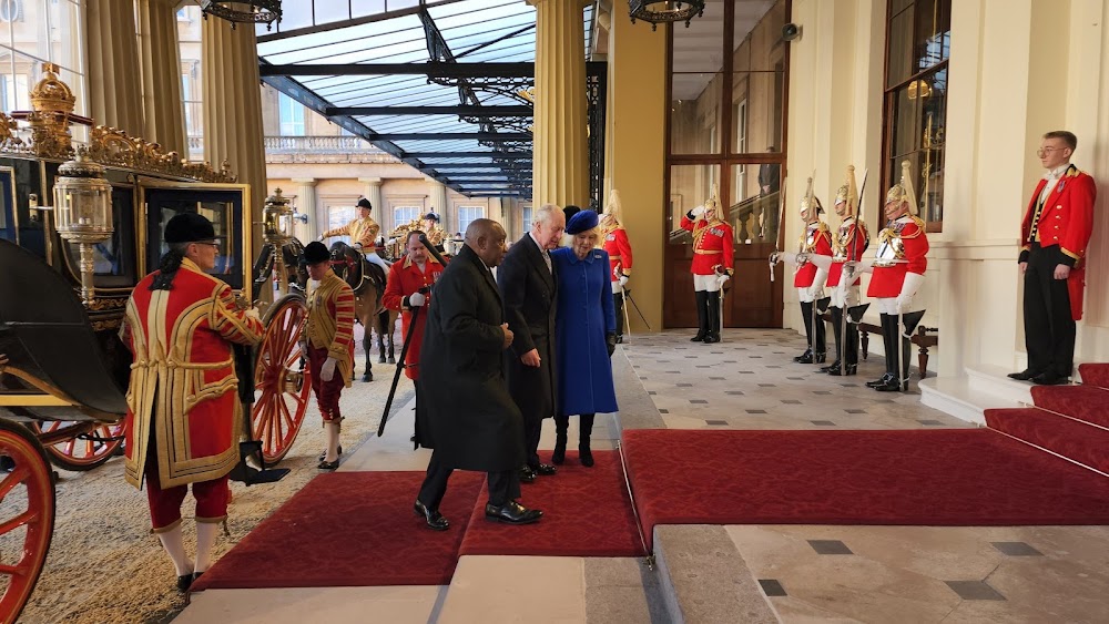 South Africa’s national anthem welcomes President Ramaphosa to Buckingham Palace