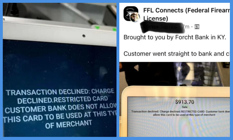 Screenshot: Bank Restricts Debit Card Purchase Of Gun In Kentucky And Loses The Customer Instantly – The Bank Denies These Allegations