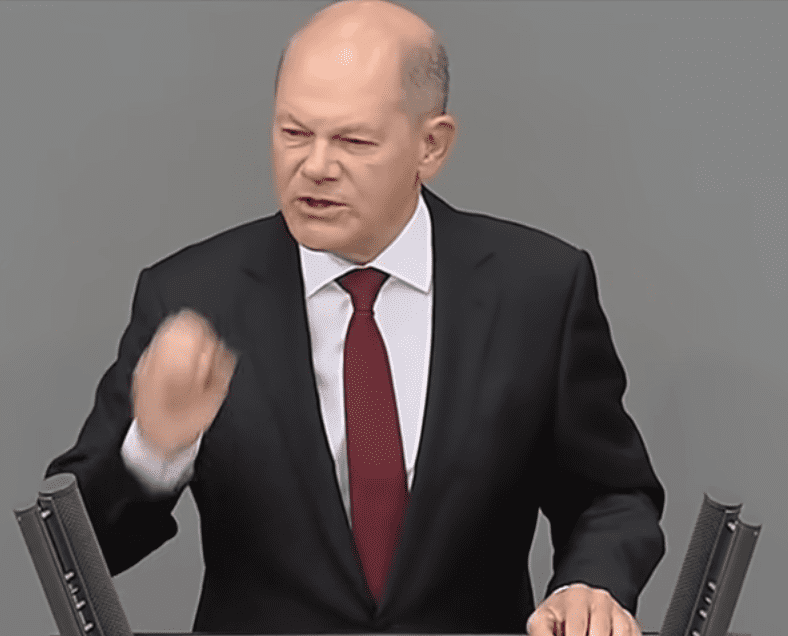 German Chancellor Olaf Scholz Says Sanctions Will Remain If Russia “Dictates” Terms of Peace in Ukraine