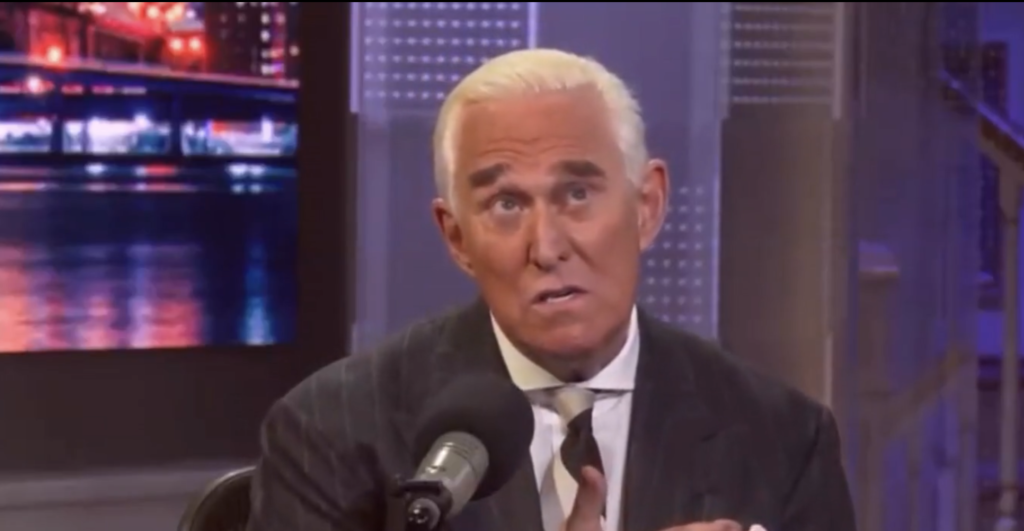 Roger Stone Says There’s a ‘Demonic Portal’ Above the Biden White House That the Media Refuses to Cover