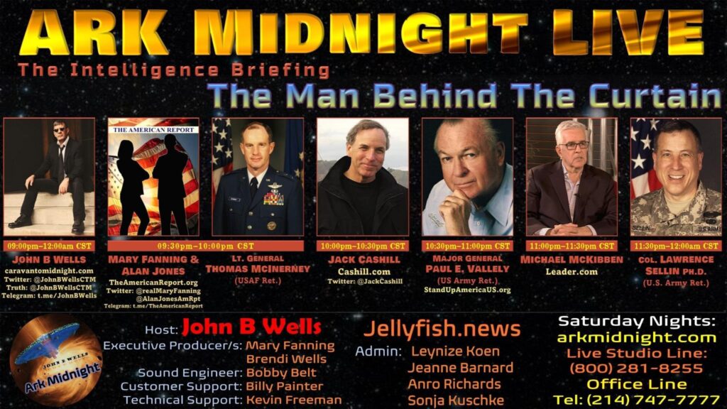 03 December 2022 - Ark Midnight Live : The Intelligence Briefing / The Man Behind the Curtain