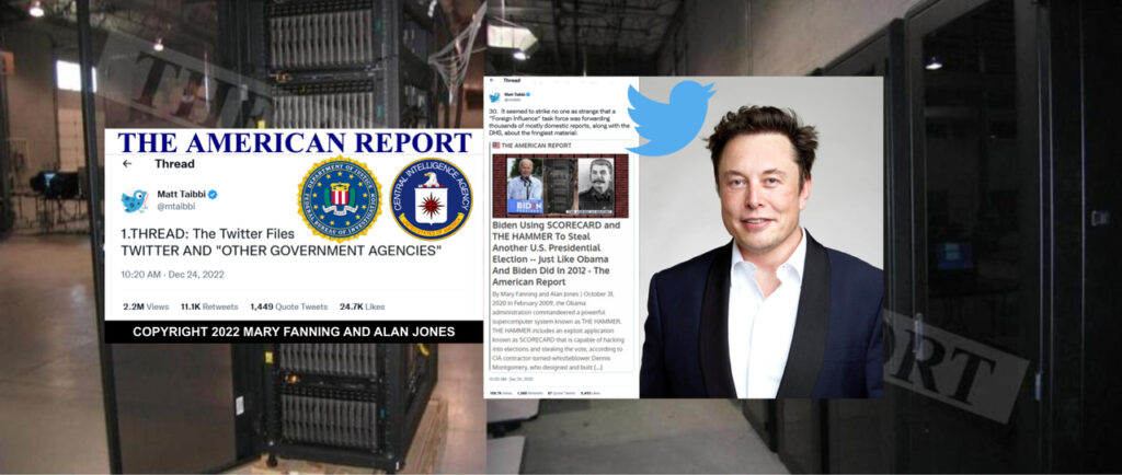 TWITTER DROP 8: Baker Scandal Deepens; FBI FITF / Twitter Censored HAMMER / SCORECARD Exposé Published By The American Report Days Before 2020 Election; FITF Works With CIA