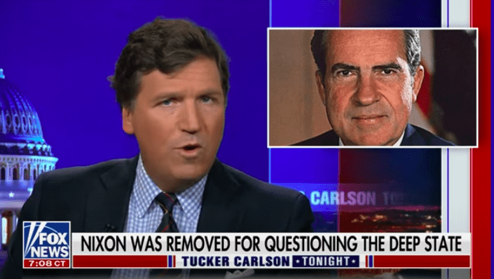 Tucker Carlson Claims Richard Nixon was Replaced by CIA for “Questioning the Deep State” Involvement In JFK Murder [VIDEO]