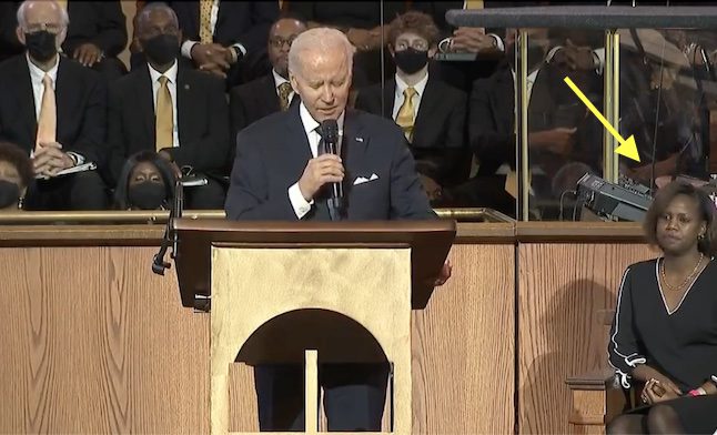 Woman’s Face Says It ALL After Biden Celebrates Life of MLK Jr. By LYING Multiple Times In Church and Botching Name of New Black Supreme Court Justice “Kejan, Kejan, Ketanji DROWN Jackson” [VIDEO]
