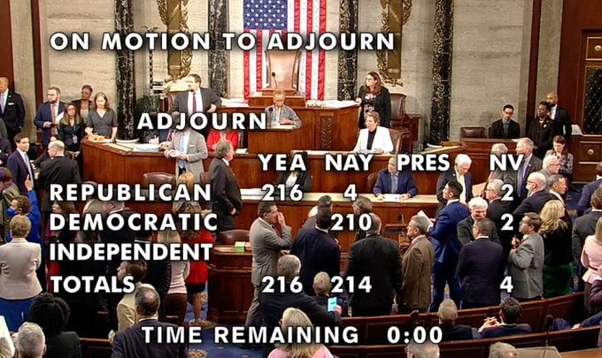 Here We Go… House Reconvenes: CHAOS ON THE FLOOR! – Tucker Says Deal Close for McCarthy??? … UPDATE: VOTE TO ADJOURN PASSES – McCarthy Does NOT Have the Votes