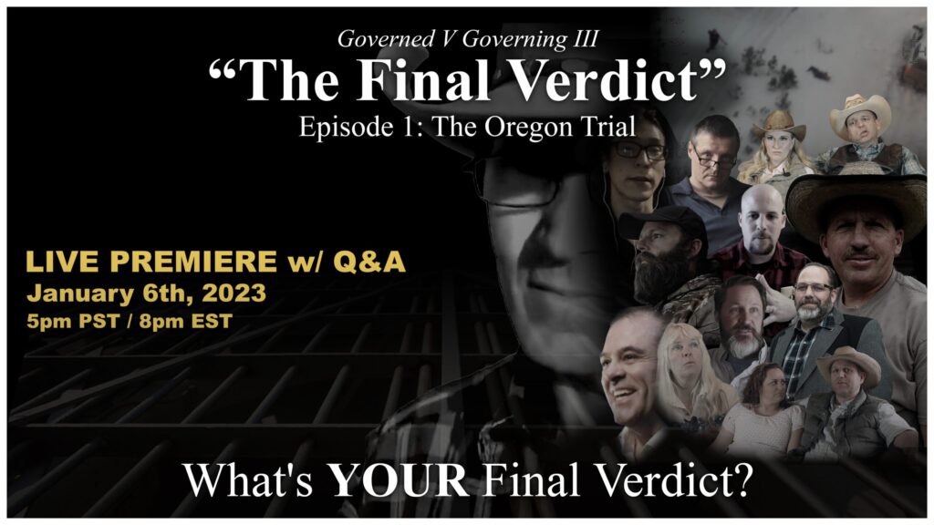 LIVE Jan. 6, 8 PM ET | ‘The Final Verdict’ Documentary | Ep. 1: The Oregon Trial – Live National Premiere