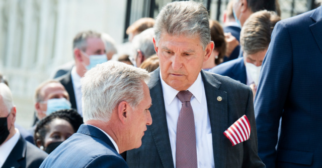 Report: McCarthy Assured Manchin No Cuts to Social Security, Medicare in Debt Ceiling Resolution