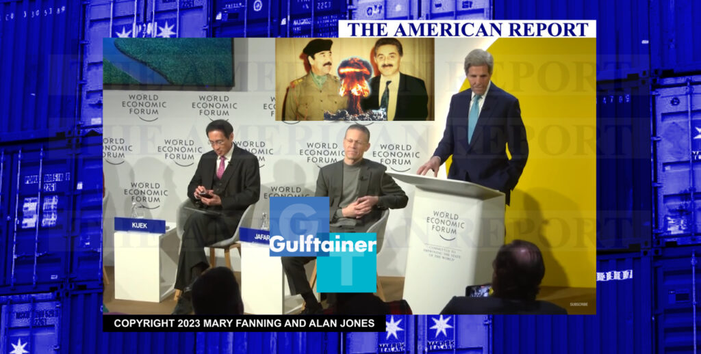 HIGH ALERT: PROJECT PELICAN 2.0? GULFTAINER Exec Badr Jafar , Nephew Of Saddam Hussein’s Nuclear Bomb Mastermind Dr. Jafar, Joined John Kerry, Obama’s Former Secretary Of State And CFIUS Member, Together On DAVOS 2023 Stage; Kerry Allowed GULFTAINER Inside The Wire At Port Canaveral; GULFTAINER Tied To Russia’s CLUB-K Container Missile System Via ROSTEC Deal