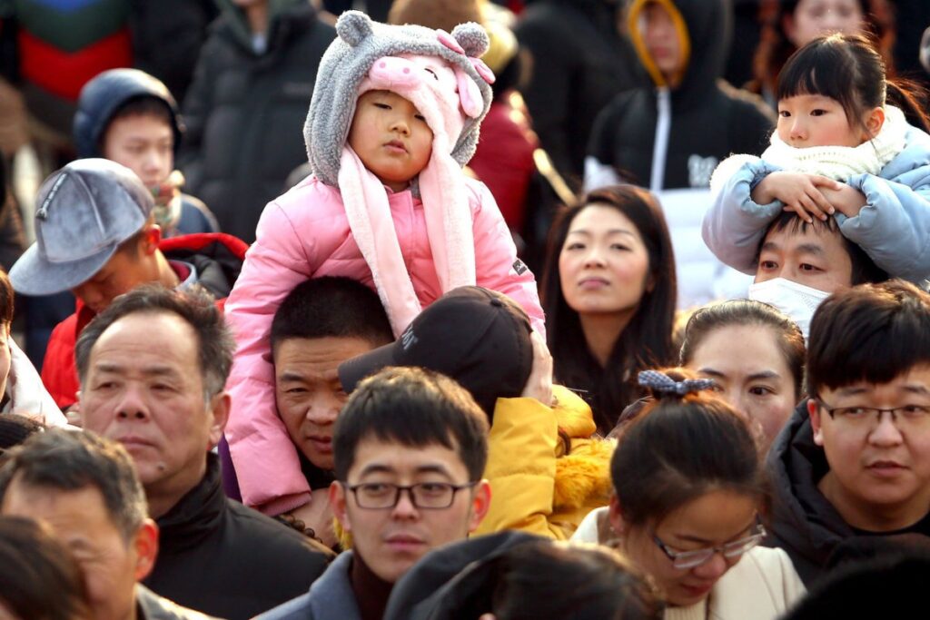 China's population declines for the first time in six decades