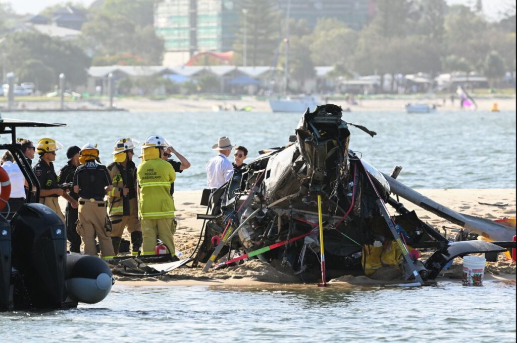 4 killed, several injured in midair helicopter crash on Australia's Gold Coast