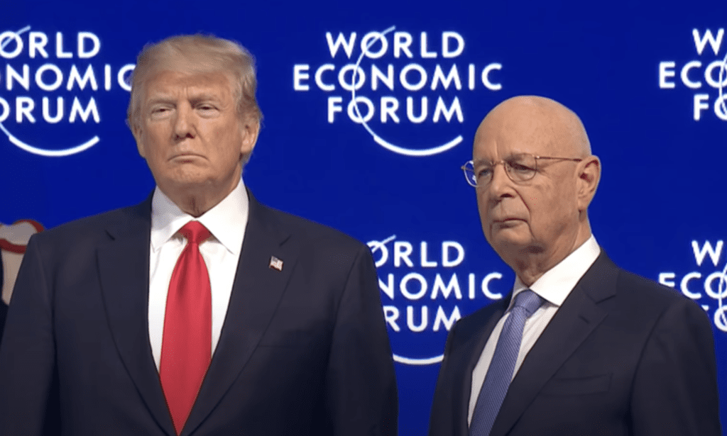 President Trump At Davos