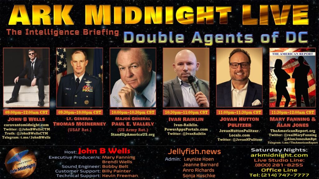 07 January 2023: Tonight on #ArkMidnight - The Intelligence Briefing / Double Agents of DC