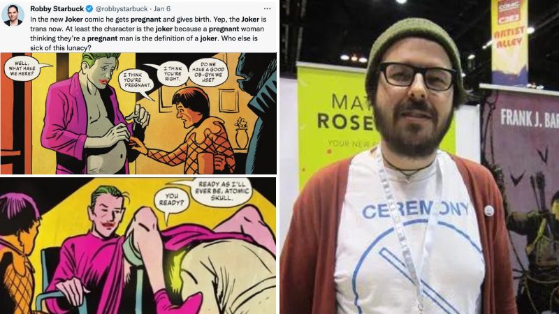 Woke writer of pregnant 'Joker' comic was accused of 'trans panic' for X-Men trans metaphor storyline