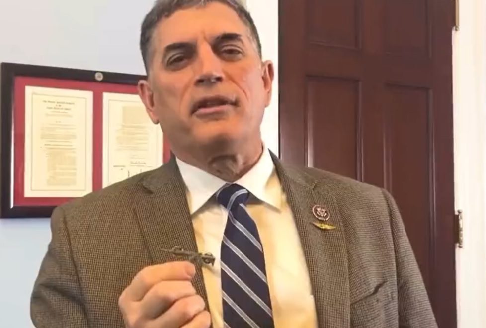 BASED: Rep. Andrew Clyde Passes Out AR-15 Pins for Congressmen to Wear on House Floor