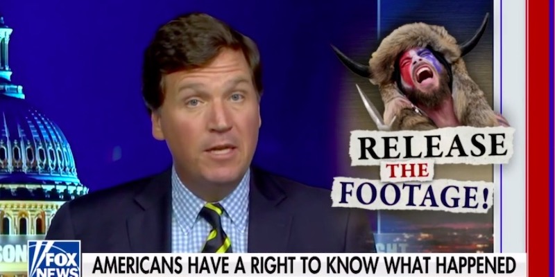 REPORT: McCarthy Gives Tucker Carlson Exclusive Access To Video Footage From January 6th Riot