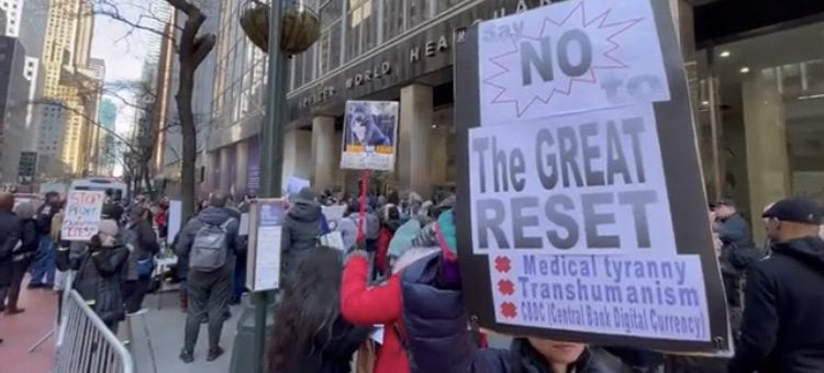 New York Freedom Rally Leads Demonstrations at Pfizer & United Nations, Chant “Nuremberg”