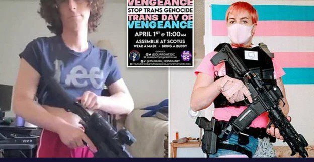 REVEALED: Group Behind Trans “Day of Vengeance” Raised Money for Firearms Training – Trans Activists Pose with Firearms Threatening Christians Ahead of Rally at US Supreme Court (PHOTOS)