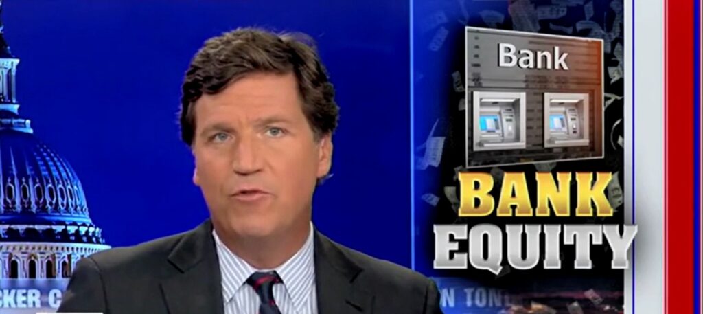 Tucker Carlson Rips ‘Entitled’ Leaders Of Failed Bank Over ‘Dance Party’ Videos