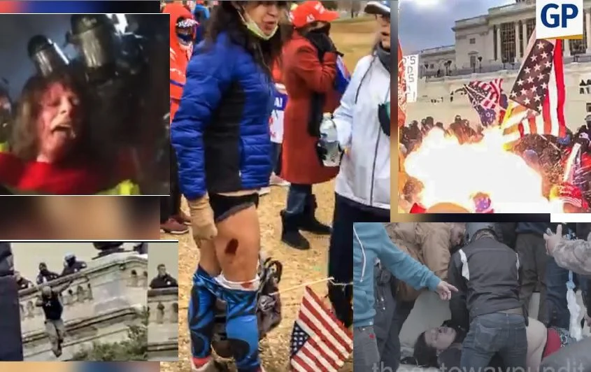 Here Are Five Horrific and Unforgettable Videos of January 6 Police Violence That Were Not Yet Picked Up in Tucker Carlson’s January 6 Capitol Hill Coverage This Week