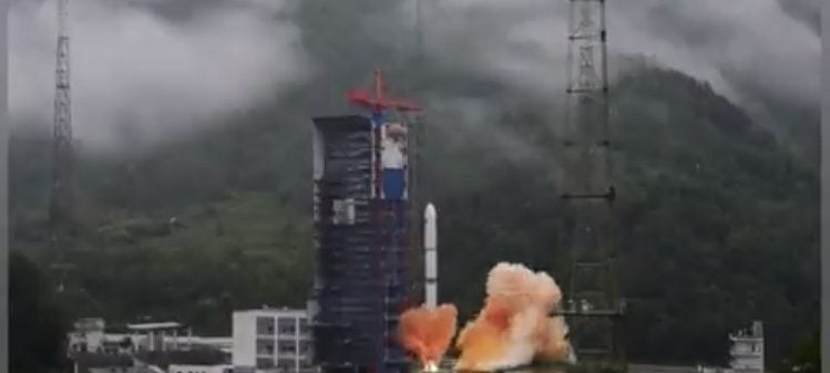 Chinese Rocket Reportedly Disintegrates Over the United States
