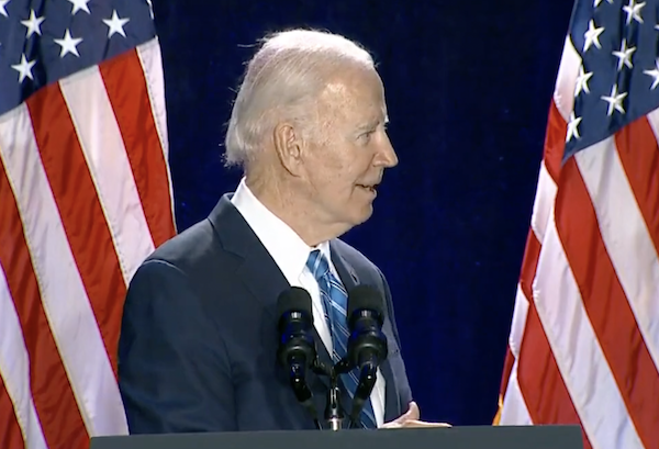 WATCH: Biden Chuckles After Talking About A Mom Who Lost Two Sons To Fentanyl