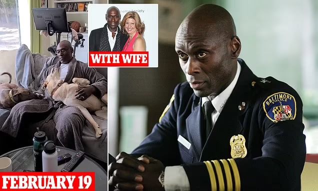 Lance Reddick dead at 60: The Wire and John Wick star 'dies of natural causes' at his home in LA - just one day after posting an adorable photo of himself cuddling his three dogs