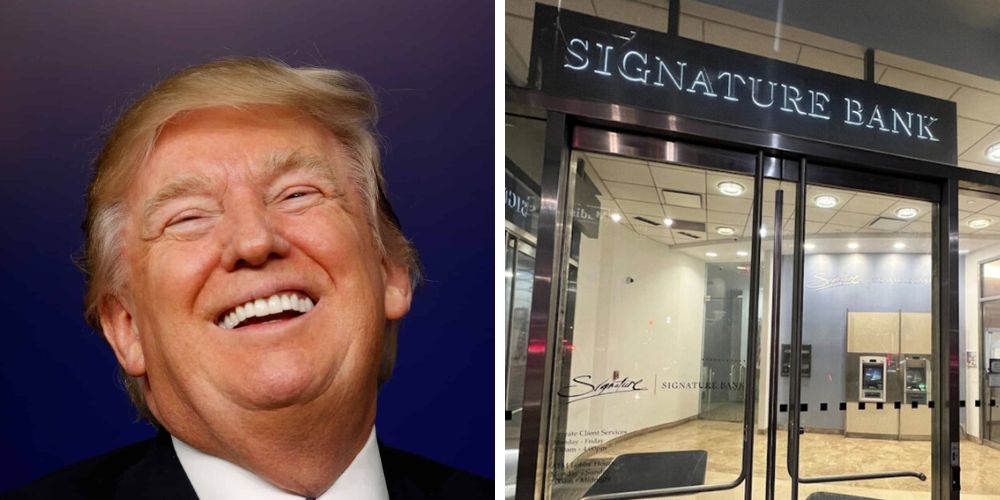 Signature Bank de-banked Trump after Jan 6—now the regulators have shut them down