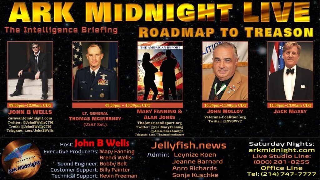 18 March 2023 - Ark Midnight - The Intelligence Briefing / Roadmap to Treason