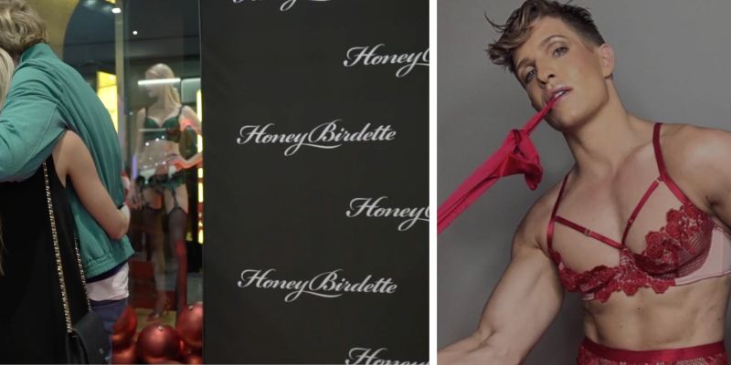 Luxury lingerie brand 'by women for women' launches ad campaign featuring 'non-binary' male in bra, panties