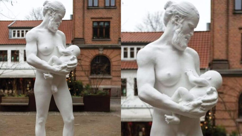 DENMARK: Statue of Man Breastfeeding At Former Women’s Museum Prompts Criticism