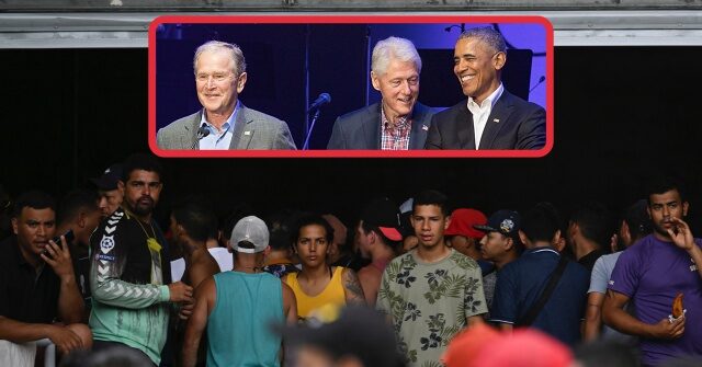 Bush, Obama, Clinton Team Up with American Express Global Business Travel to Fly Migrants into American Communities