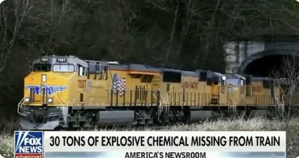 WOW! 30-Ton Shipment of Chemical Explosives Traveling By Rail From WY to CA Have DISAPPEARED—With an Unknown Number of Illegals From Terror Nations Crossing Into the U.S. Through Our Open Borders, What Could Possibly Go Wrong?