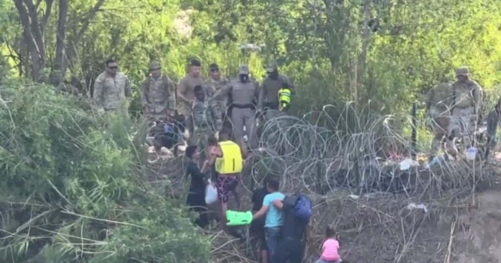 Stunning Border Footage Shows Texas National Guard Taking Matters Into Its Own Hands, Doing What Biden Won't