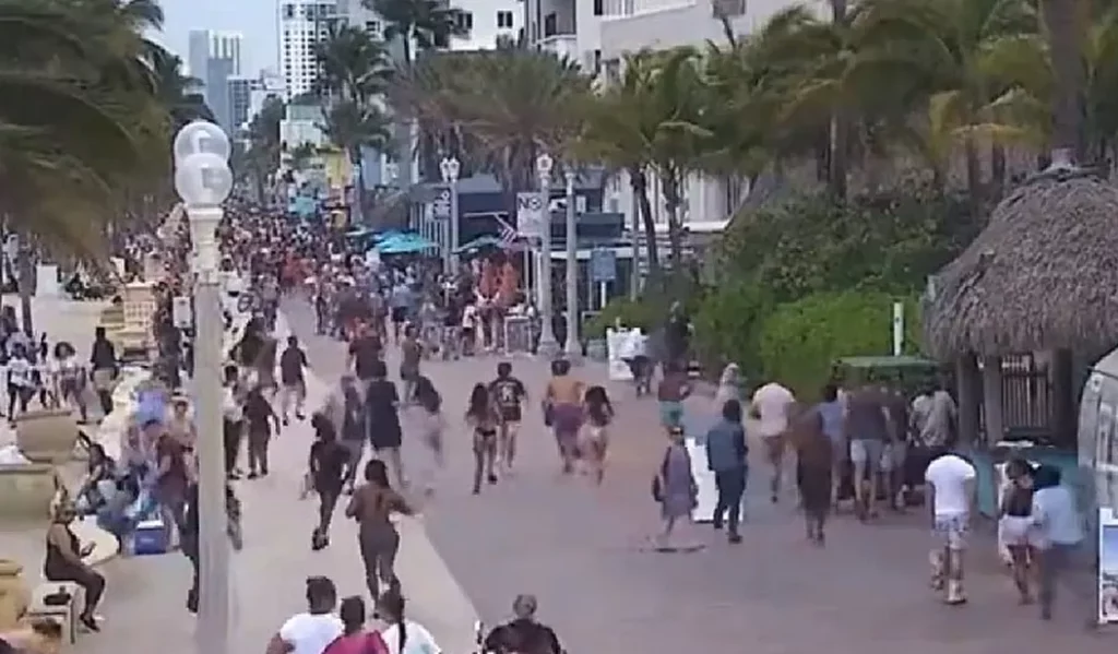 BREAKING: Chaos on Hollywood, Florida Beach as 9 Shot, Crowds Flee