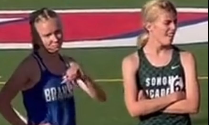 ROBBED: Female Track Star Who Lost State Champion Spot To Biological Male Gives Thumbs Down At Podium (Video)