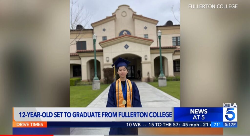 College Graduate Earns Five Degrees … At Twelve Years Old