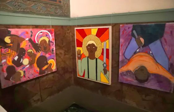 NYC Catholic Church Places Shocking “God is Trans” Art Exhibit Next to Altar