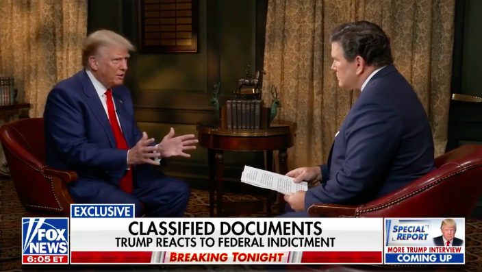 BREAKING: Fox News Host Bret Baier Defends Biden Storing Classified Documents in His Garage—Trump Destroys Him With Facts [VIDEO]