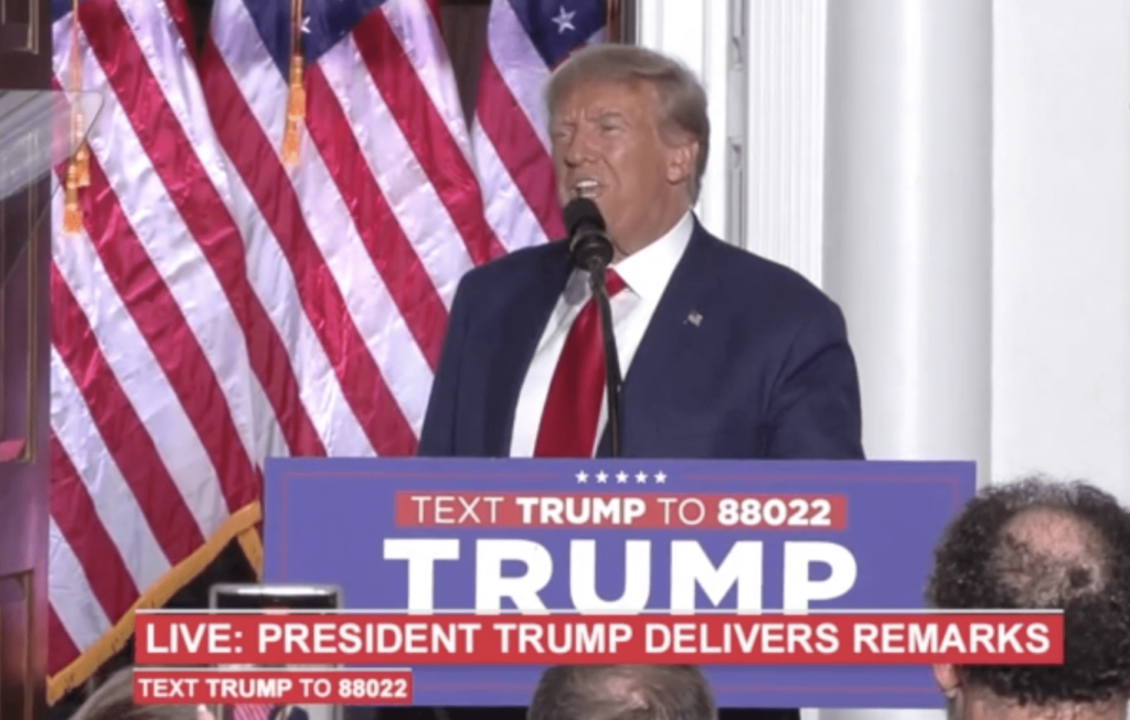 President Trump’s FULL SPEECH Live From Bedminster [Video Fixed]