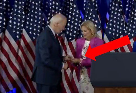Biden Secretly Receives His Meds On Stage