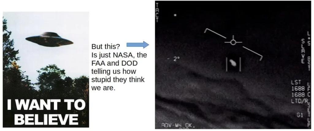 NASA Comes Clean on UFOs: Don’t Believe it