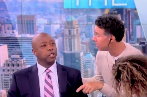 The View’s Handlers Attempt to Silence Sen. Tim Scott On Set