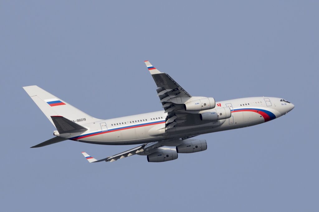 Russian government plane granted special permission to land in Washington DC