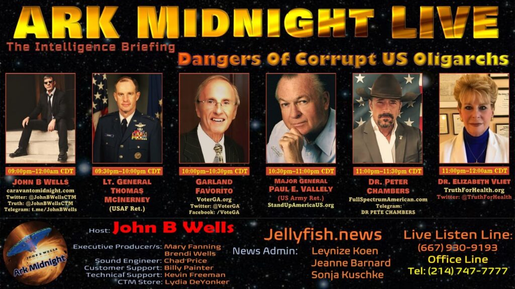 24 June 2023: Caravan to Midnight - The Intelligence Briefing / Dangers Of Corrupt US Oligarchs