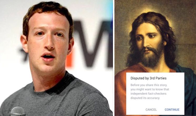 Facebook Bans All Christian Content, Labels Jesus ‘Fake News’