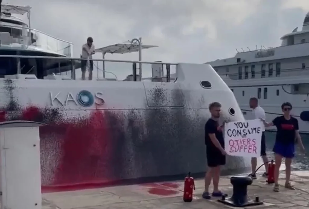 Vegan Eco-Terrorists Vandalize Walmart Heiress Nancy Walton’s Superyacht in Ibiza (VIDEO)