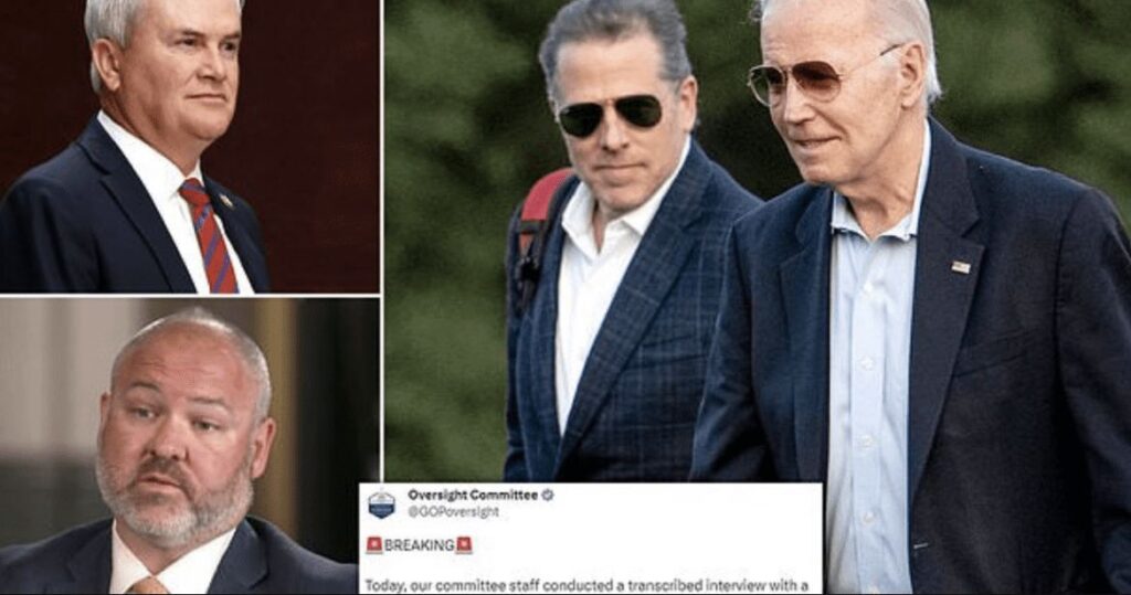 FBI Agent Confirms Testimony From IRS Whistleblowers That DOJ Interfered In Hunter Biden Investigations In ‘Sickening Testimony’ Revealing ‘The Lengths To Which The DOJ Is Willing To Go To Cover Up For The Bidens’