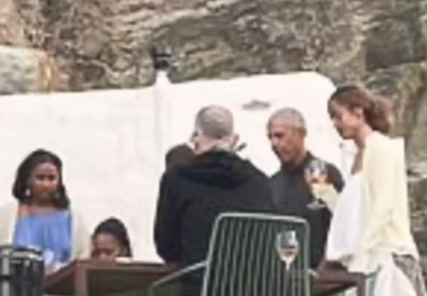 Barrack Obama and Tom Hanks Spotted On Island In Greece